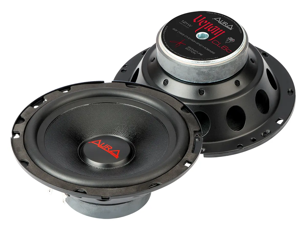 Акустика Среднечастотная АС AurA VENOM-CL6-MB. 16.5 см (6.5 дюйм.), Мощность динамиков 71 Вт (номинальная), 121 Вт (максимальная).