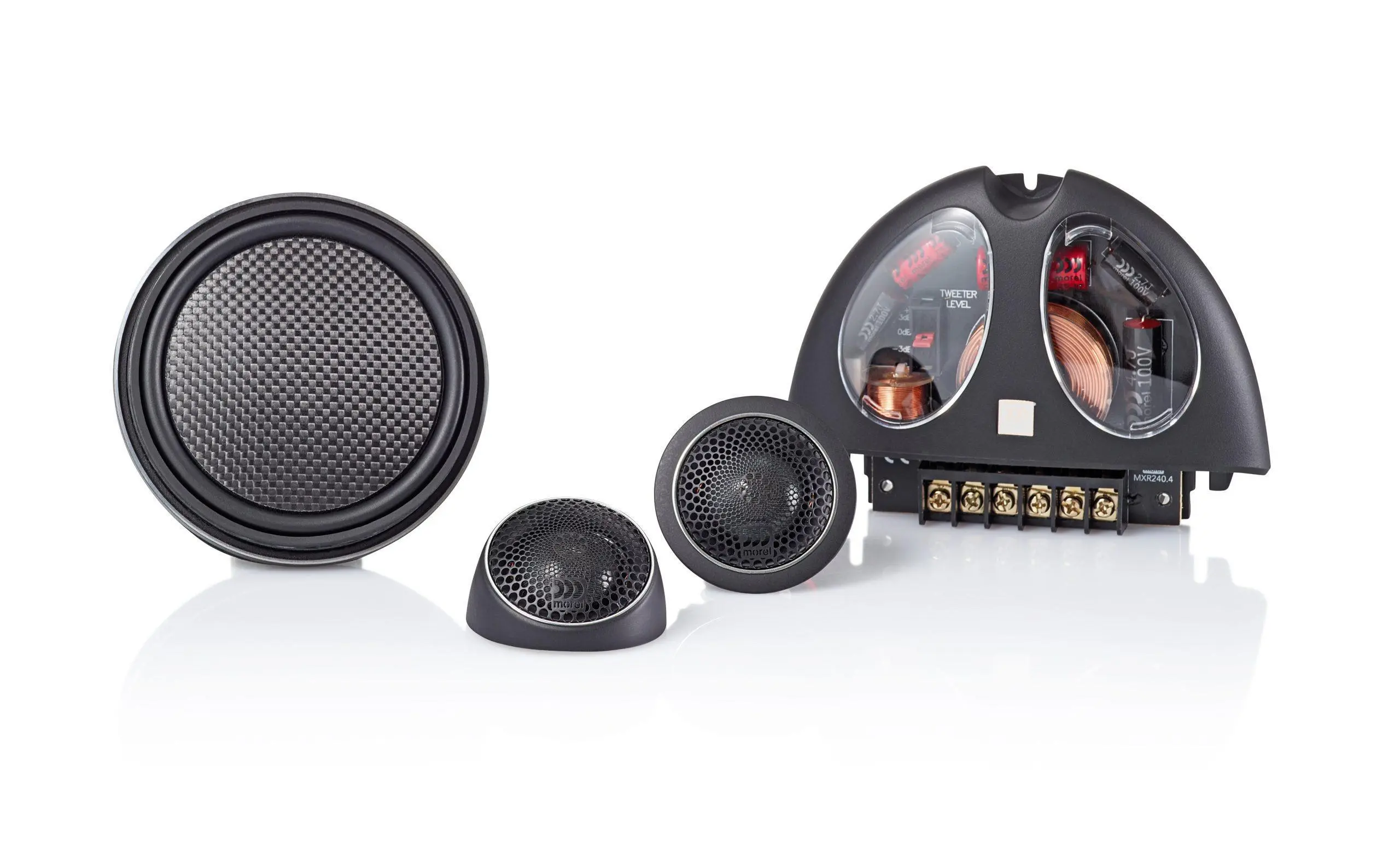 Акустика компонентная Morel Virtus Nano Carbon 42. 10 см (4 дюйм.), Мощность динамиков 90 Вт (номинальная), 300 Вт (максимальная).