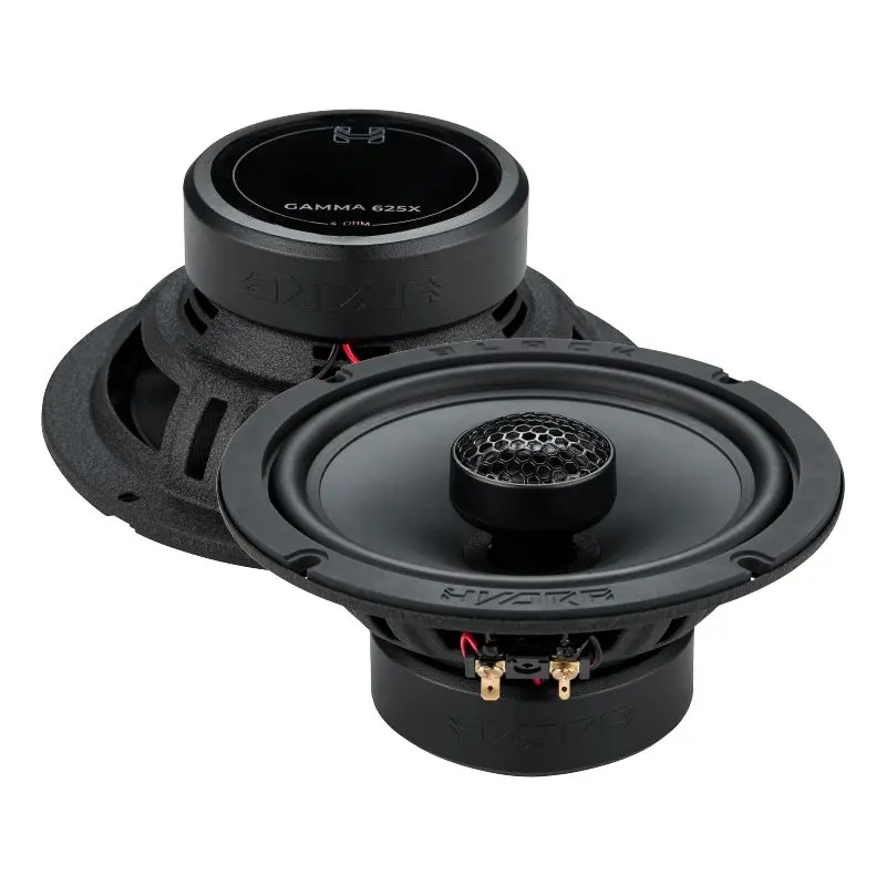 Акустика коаксиальная Black Hydra Gamma 625X. 16.5 см (6.5 дюйм.), Мощность динамиков 65 Вт (номинальная), 135 Вт (максимальная).