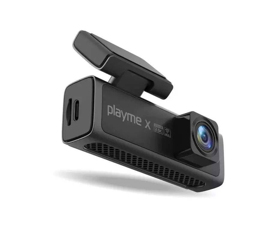Playme X <br/>  <br />
•  Запись видео в разрешении 2.5K QUAD HD <br />
•  Широкий угол обзора 170° <br />
•  Светочувствительный видеосенсор <br />
•  Модуль Wi-Fi <br />
•  Управление настройками и данными со смартфона <br />
•  Приложение RoadVideo (доступно в PlayMarket и AppStore) <br />
•  G-сенсор (датчик удара) <br />
•  Поддержка карт памяти microSD емкостью до 256 Гбайт <br />
•  Суперконденсатор <br />
•  Устойчив к низким температурам <br />
•  Циклическая запись <br />
•  1.47” IPS дисплей высокой четкости <br />
•  Широкий динамический диапазон WDR <br />
•  Датчик движения <br />
  <br />