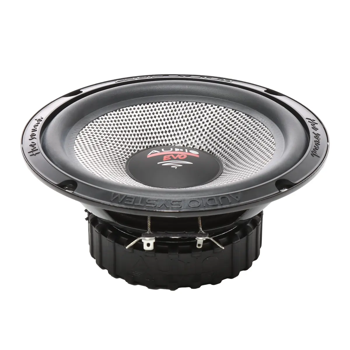 Акустика Мидбас Audio System AS-Series AS165 EVO. 16.5 см (6.5 дюйм.), Мощность динамиков 100 Вт (номинальная), 145 Вт (максимальная).