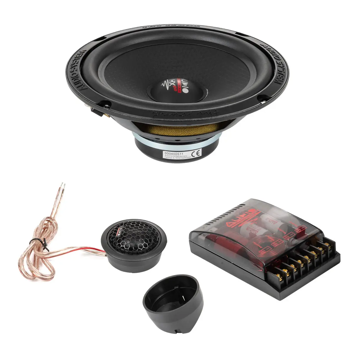 Акустика компонентная Audio System HX165SQ EVO3. 16.5 см (6.5 дюйм.), Мощность динамиков 110 Вт (номинальная), 130 Вт (максимальная).