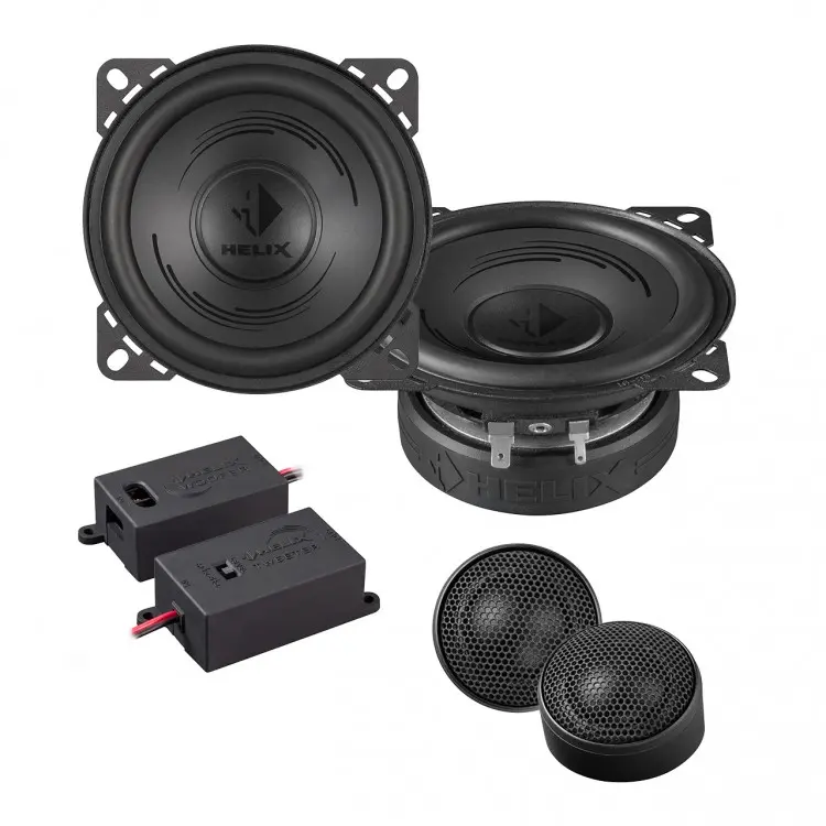 Акустика компонентная Helix PF K100.2. 10 см (4 дюйм.), Мощность динамиков 40 Вт (номинальная), 80 Вт (максимальная).