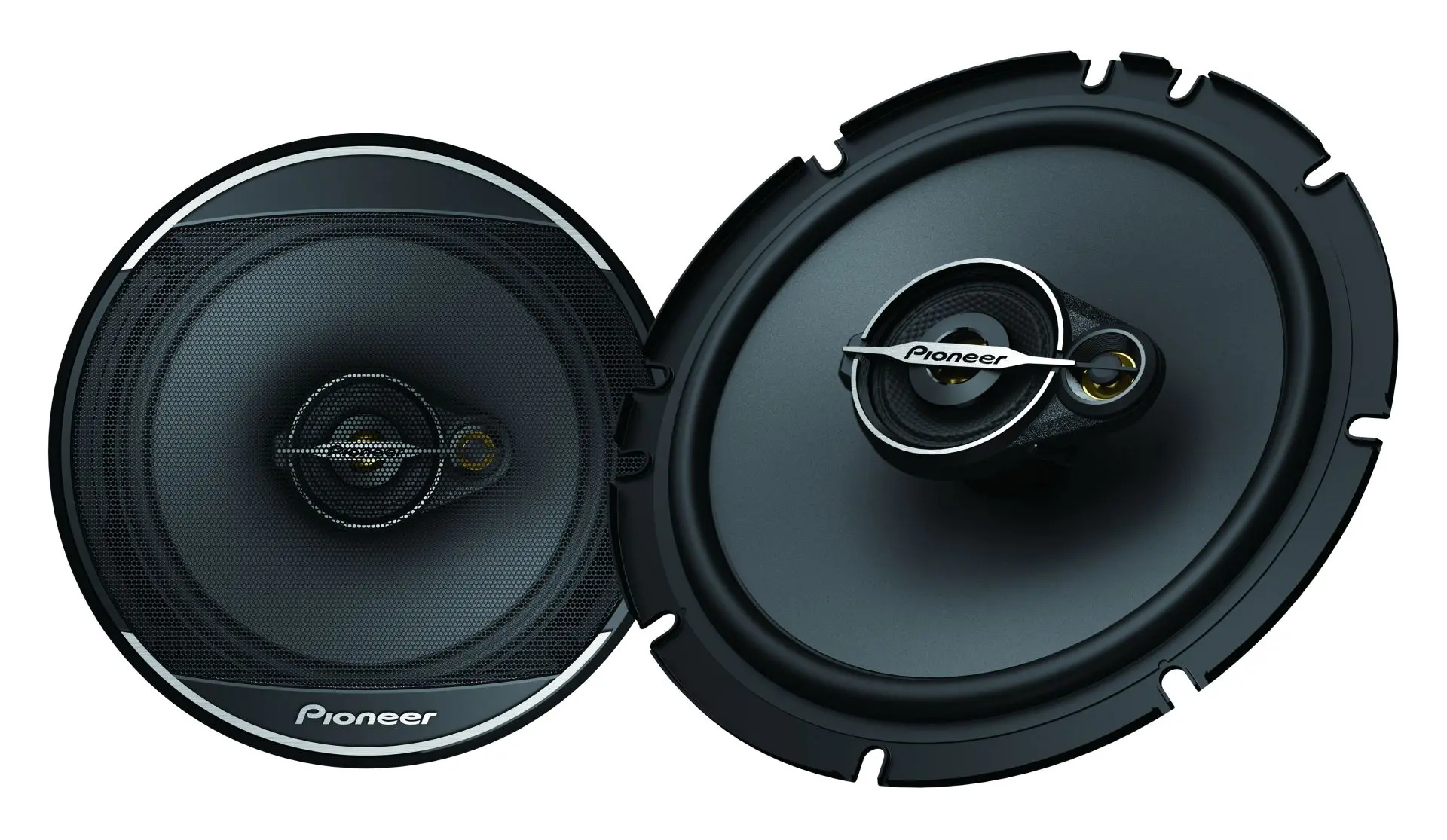 Акустика коаксиальная Pioneer TS-A1671F. 16.5 см (6.5 дюйм.), Мощность динамиков 70 Вт (номинальная), 320 Вт (максимальная).