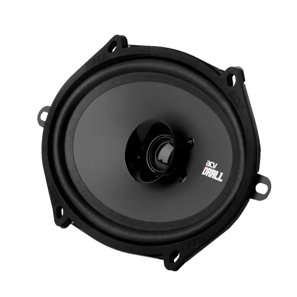 Акустика широкополосная АС ACV DR57 DRALL. овальный 13x18 см (5x7 дюйм.), Мощность динамиков 75 Вт (номинальная), 225 Вт (максимальная).
