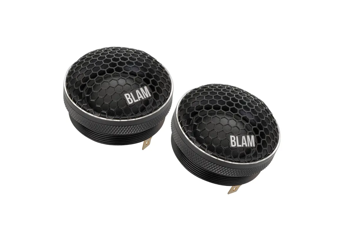 Твитер BLAM T25S. 2.5 см (1 дюйм.), Мощность динамиков 15 Вт (номинальная), 100 Вт (максимальная).