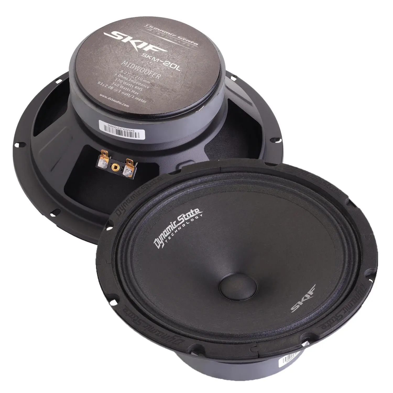 Акустика Мидбас Dynamic State SKIF SKM-20L. 20 см (8 дюйм.), Мощность динамиков 170 Вт (номинальная), 340 Вт (максимальная).