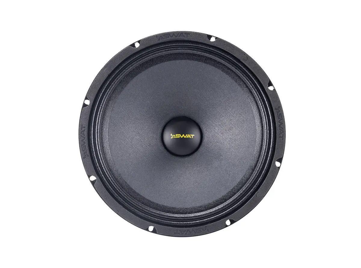 Акустика Среднечастотная АС SWAT REV-80Pro V.2. 20 см (8 дюйм.), Мощность динамиков 150 Вт (номинальная), 300 Вт (максимальная).