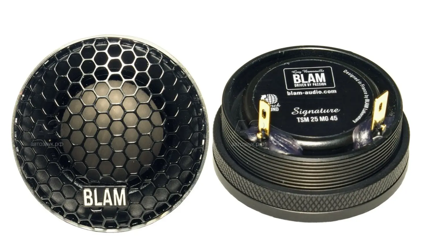 Твитер BLAM TSM25MG45. 5 см (2 дюйм.), Мощность динамиков 15 Вт (номинальная), 100 Вт (максимальная).