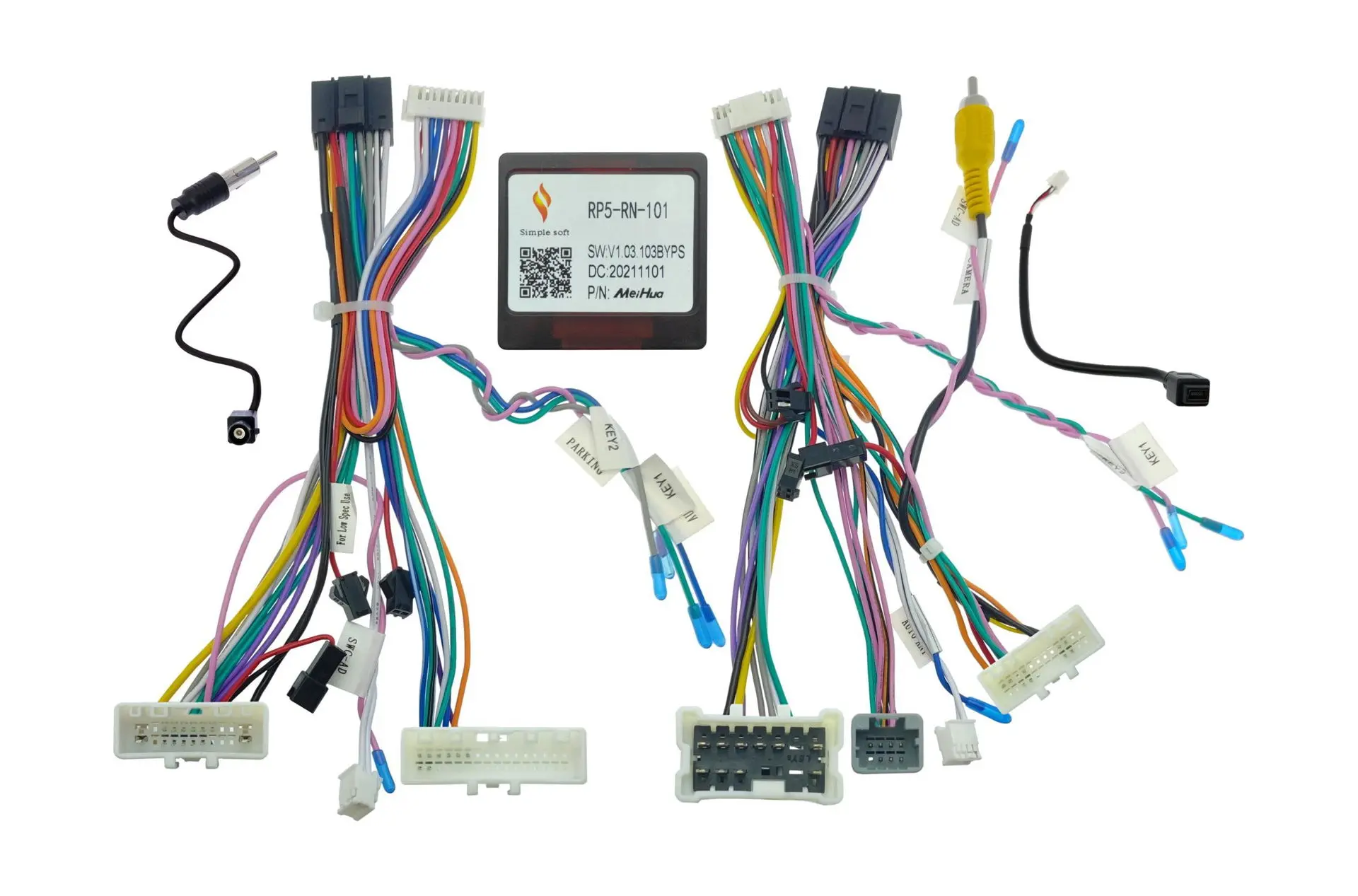 Комплект проводов для установки WM-MT в Renault 2019+ (основной, CAN, CAM) WS-MTRN04