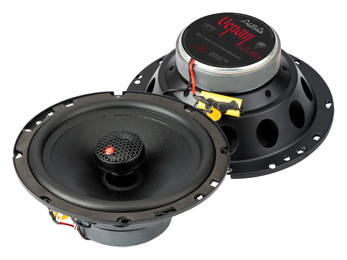 Акустика коаксиальная Aura VENOM-CL6X. 16.5 см (6.5 дюйм.), Мощность динамиков 71 Вт (номинальная), 121 Вт (максимальная).