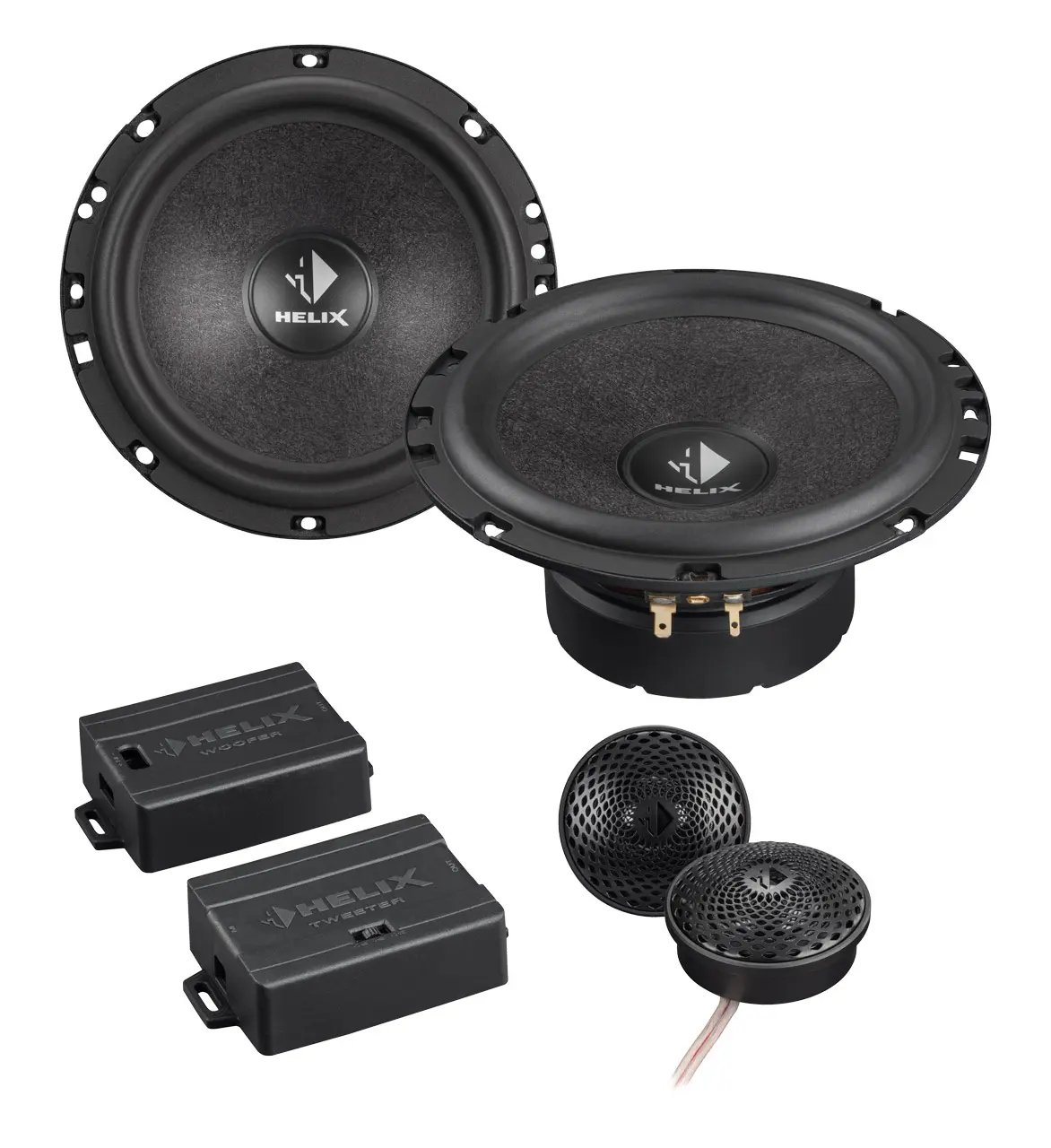 Акустика компонентная Helix S62C. 16.5 см (6.5 дюйм.), Мощность динамиков 100 Вт (номинальная), 200 Вт (максимальная).
