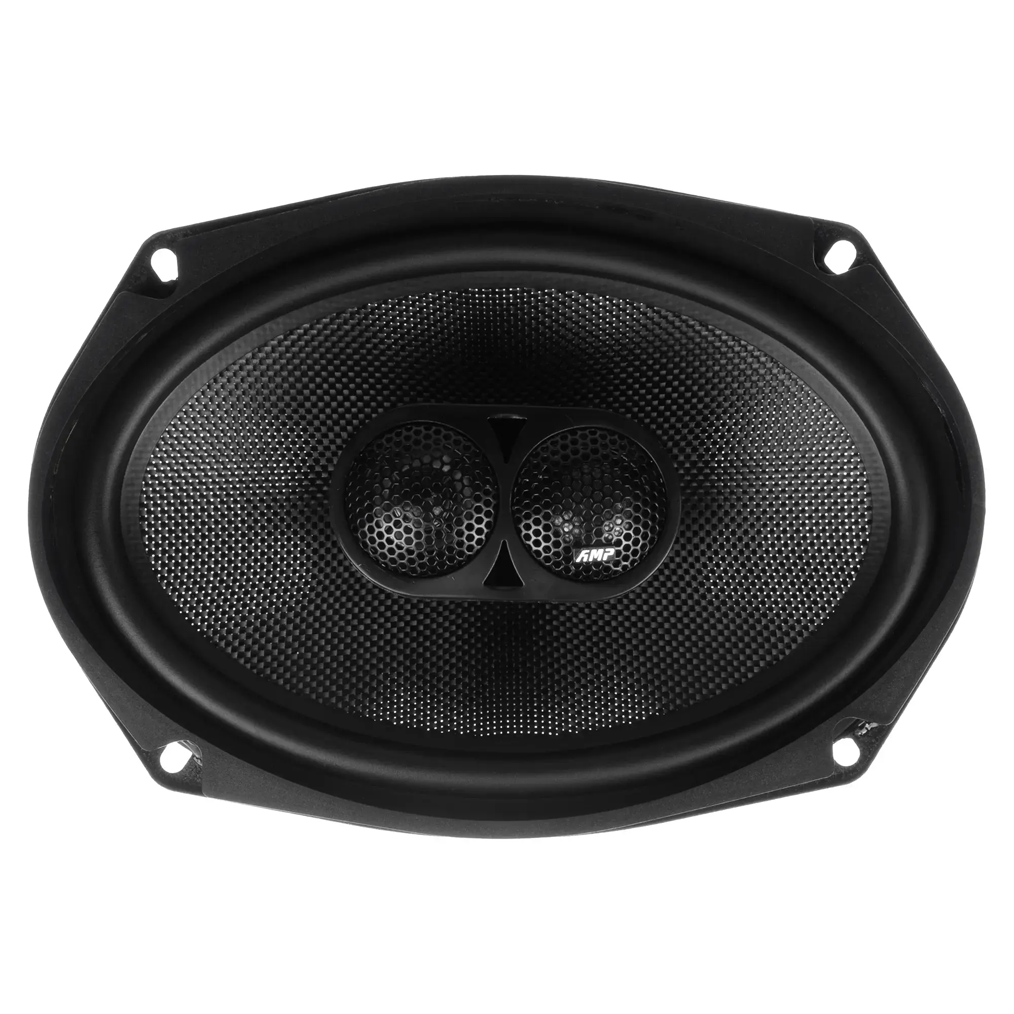 Акустика коаксиальная AMP PRO 693. овальный 15x23 см (6x9 дюйм.), Мощность динамиков 150 Вт (номинальная), 300 Вт (максимальная).