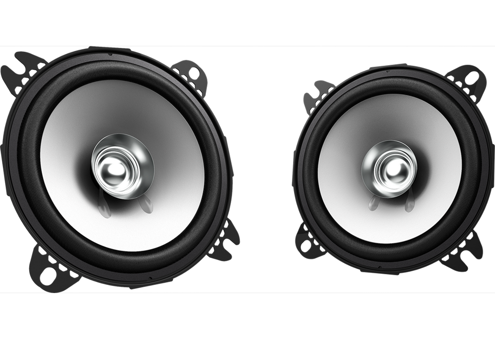 Акустика коаксиальная Kenwood KFC-S1056. 10 см (4 дюйм.), Мощность динамиков 21 Вт (номинальная), 210 Вт (максимальная).
