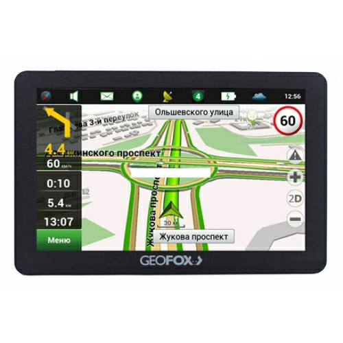 Geofox MID502 GPS автомобильный навигатор
цветной сенсорный дисплей 5"
разрешение 800x480 пикс.
FM-передатчик
8 Гб памяти, поддержка micro SD
работа от прикуривателя