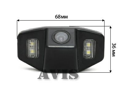 CCD штатная камера заднего вида AVIS AVS321CPR (#018) для HONDA ACCORD VII (2002-2008) / ACCORD VIII (2008-2012) / CIVIC 4D VIII (2006-2012)