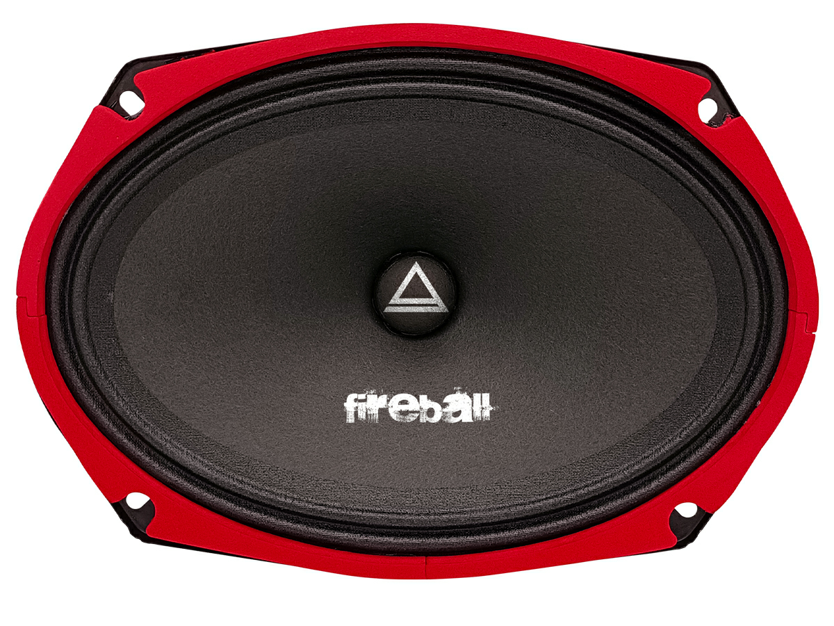 Акустика Среднечастотная АС Aura FIREBALL-690. овальный 15x23 см (6x9 дюйм.), Мощность динамиков 71 Вт (номинальная), 121 Вт (максимальная).