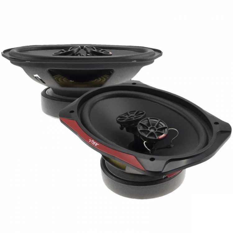 Акустика коаксиальная VIBE SLICK 693-V7. овальный 15x23 см (6x9 дюйм.), Мощность динамиков 160 Вт (номинальная), 480 Вт (максимальная).