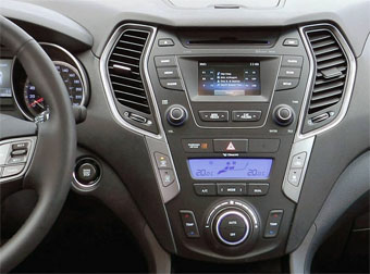 Incar RHY-N41A - Переходная рамка Hyundai Santa Fe (2012-2018) 2din
