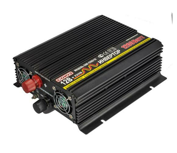 Союз 1200W/12V Предохранитель 6х25А
Потребление тока без нагрузки	<600mA
