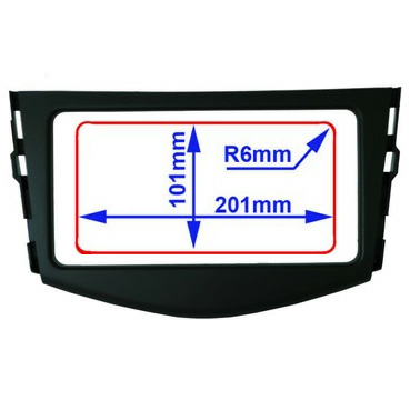 Incar RTY-N33А - Переходная рамка Toyota RAV 4 Original (201х101)