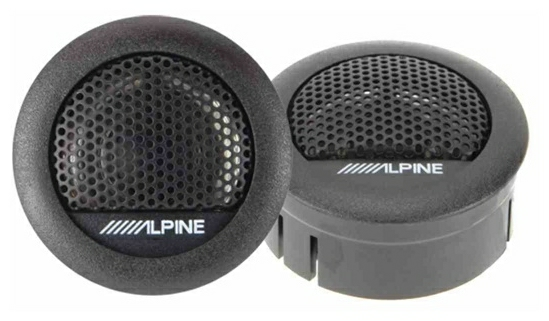 Фото твитер акустики Alpine SXE-1006TW.