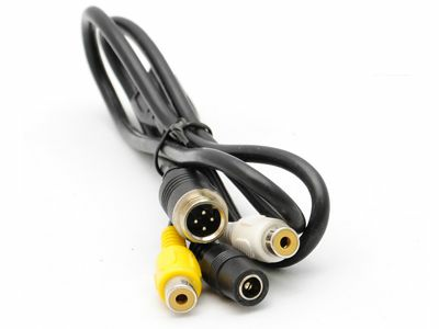 Переходник 4PIN MALE - RCA FEMALE для подключения грузовых камер