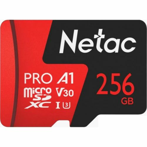 Карта памяти Netac P500 Extreme PRO 256GB MicroSDXC (без адаптера)