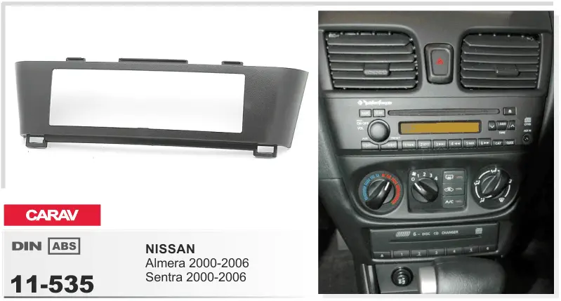 CARAV 11-535 - Nissan Almera, Sentra 2000-2006