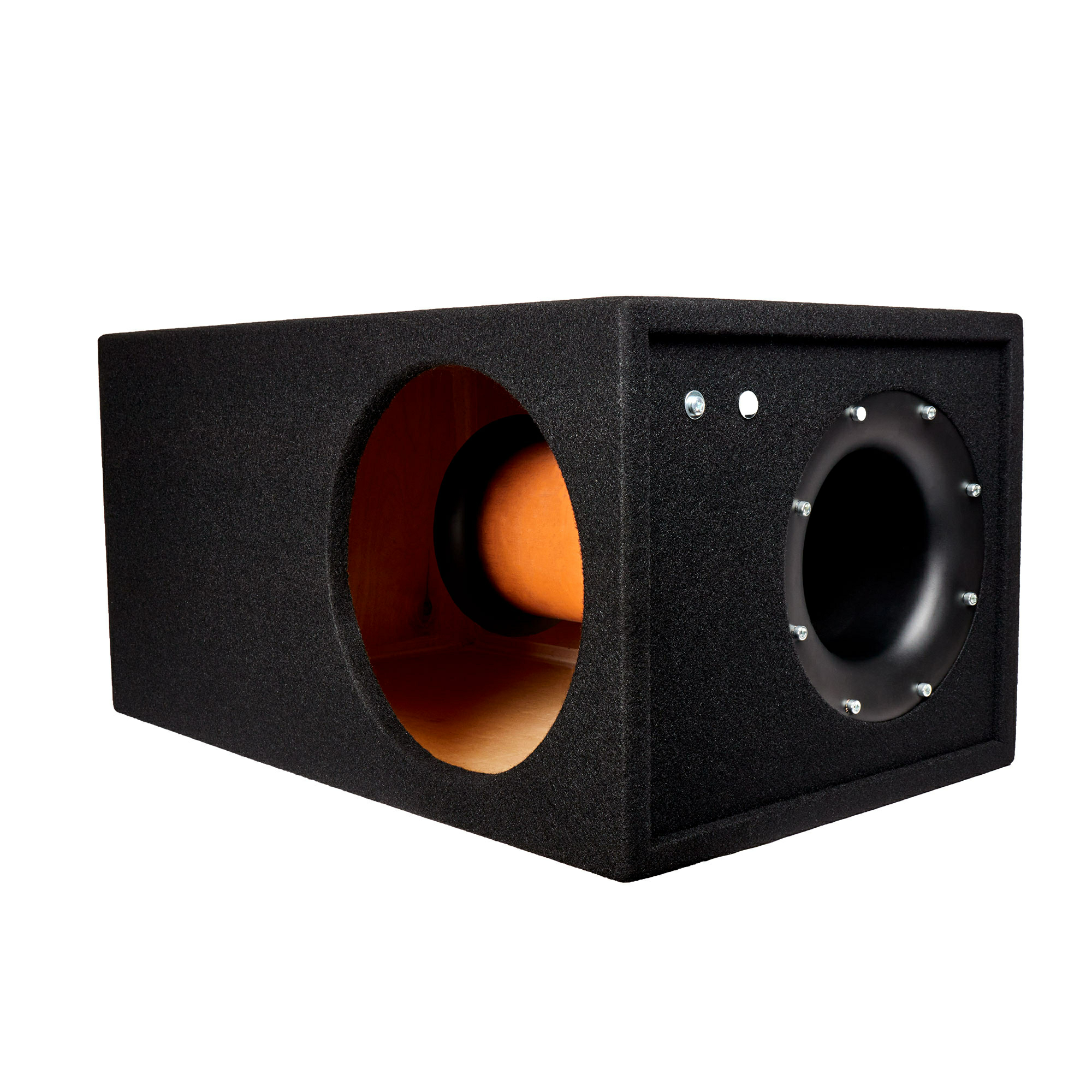 Короб под сабвуфер 12″ 70л  (B12-1.F18-1.C-BK.V.T-BK) KICX