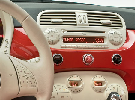 Incar RFI-FC836 - Переходная рамка FIAT 500 2007- 2015 (9")