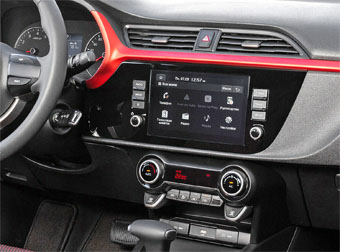 Incar RKIA-FC393 - Переходная рамка KIA Rio 2020+ (Black royal) - 9