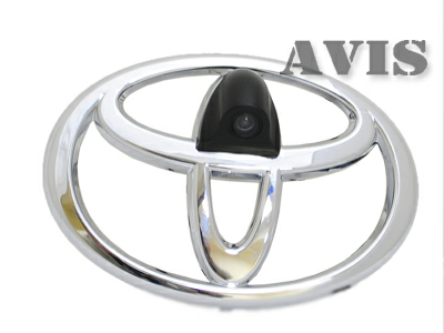 CCD штатная камера переднего вида AVIS AVS324CPR для TOYOTA (#118) (BIG) с блоком контроля скорости