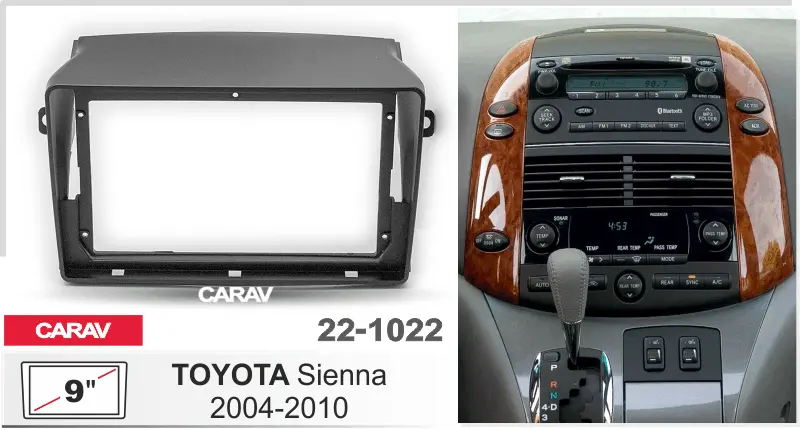 CARAV 22-1022 - TOYOTA Sienna 2004-2010 (9")