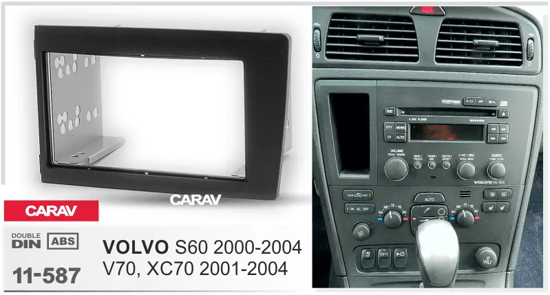 CARAV 11-587 - VOLVO S60 2000-2004; V70, XC70 2001-2004