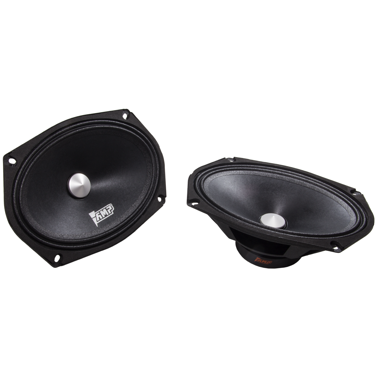 Акустика широкополосная АС AMP MASS FR69. овальный 15x23 см (6x9 дюйм.), Мощность динамиков 55 Вт (номинальная), 110 Вт (максимальная).