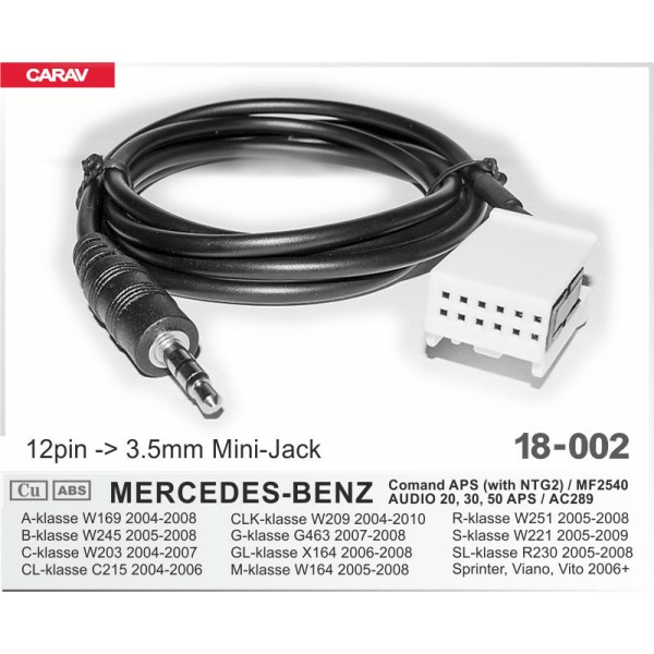 CARAV 18-002 - AUX-адаптер для MERCEDES-BENZ