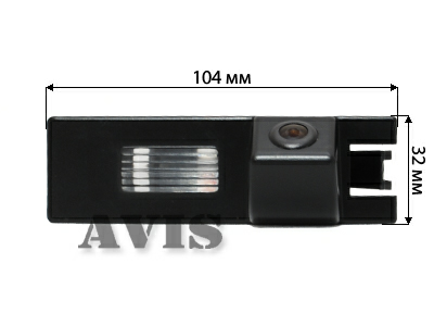 CCD штатная камера заднего вида AVIS AVS321CPR (#068) для RENAULT SCENIC III (2009-...)