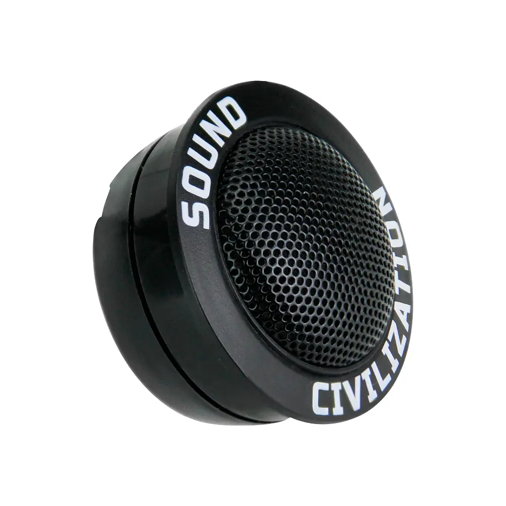 Твитер Kicx Sound Civilization T26. 4 см (1,6 дюйм.), Мощность динамиков 25 Вт (номинальная), 40 Вт (максимальная).