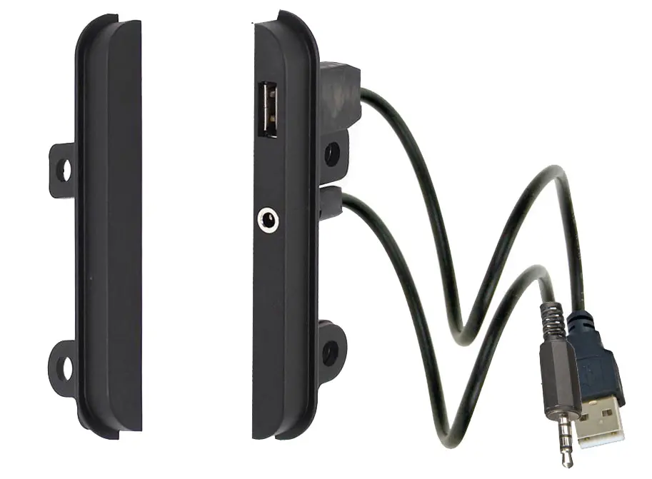 Incar RTY-N11USB - боковые вставки (рамка) для TOYOTA (USB,AUX)