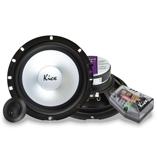 Акустика компонентная Kicx PD 6.2. 16.5 см (6.5 дюйм.), Мощность динамиков 75 Вт (номинальная), 150 Вт (максимальная).