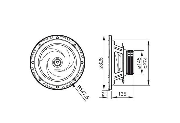 Kenwood KFC-W3010