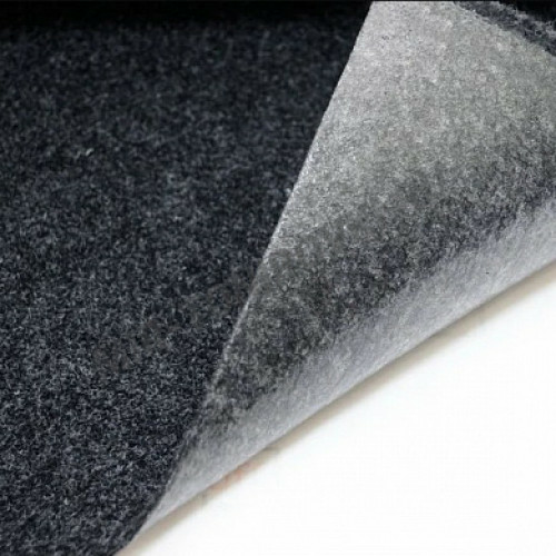 ComfortMat ТИШИНА Decor Black (ширина 1 м) - карпет самоклеющийся