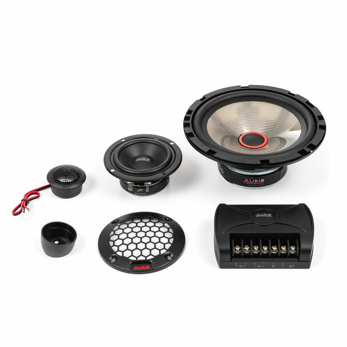Акустика компонентная Audio System CARBON 165-3. 16.5 см (6.5 дюйм.), Мощность динамиков 120 Вт (номинальная), 180 Вт (максимальная).