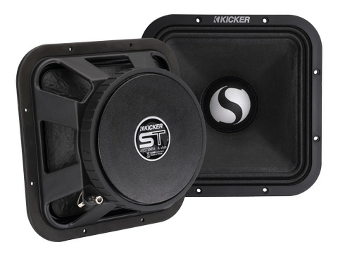 Акустика Среднечастотная АС Kicker ST9MR8. квадратный 20 см (8 дюйм.), Мощность динамиков 300 Вт (номинальная), 600 Вт (максимальная).