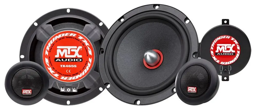 Акустика компонентная MTX TX465S. 16.5 см (6.5 дюйм.), Мощность динамиков 80 Вт (номинальная), 320 Вт (максимальная).