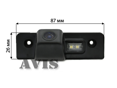 CCD штатная камера заднего вида AVIS AVS321CPR (#074) для SKODA OCTAVIA II (2004-...) / ROOMSTER