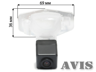 CCD штатная камера заднего вида AVIS AVS321CPR (#021) для HONDA CIVIC 5D (2012-...) / CR-V IV (2012-...)