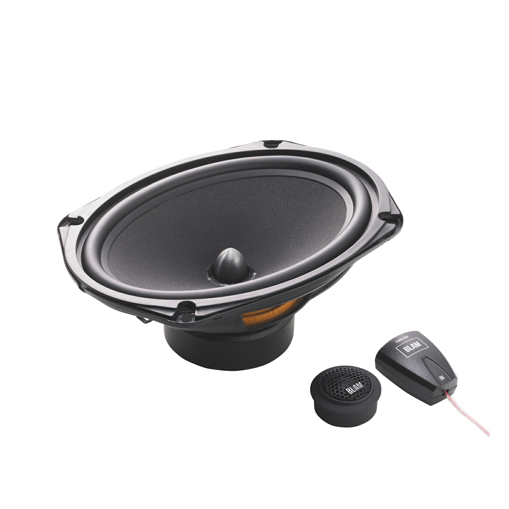 Акустика компонентная BLAM 690 RS. овальный 15x23 см (6x9 дюйм.), Мощность динамиков 75 Вт (номинальная).