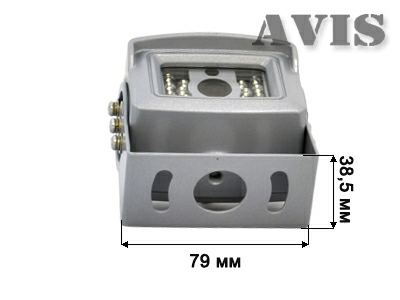 Видеокамера CCD с автоматической ИК-подсветкой и встроенным микрофоном AVIS AVS405CPR